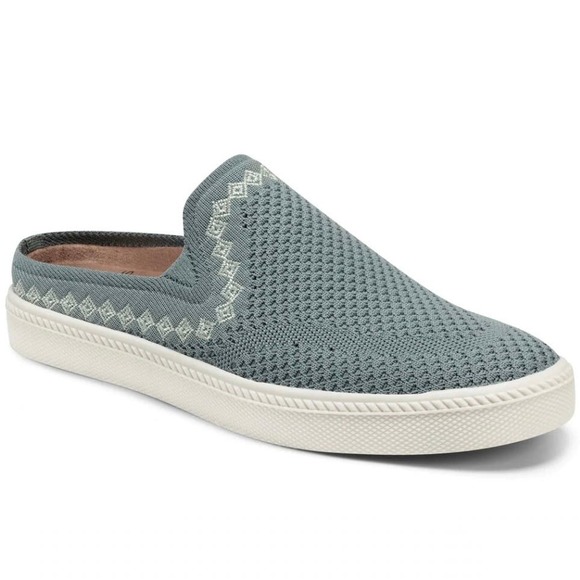 NIB Earth Origins Zilly 8 39 Slip On Comfort Casual Sneaker Mules Dusty Green - Picture 13 of 13